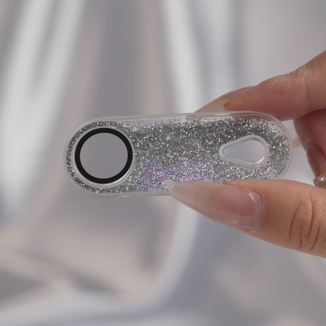 Silver Gleam Flow Unibody Camera Lens Protector for iPhone