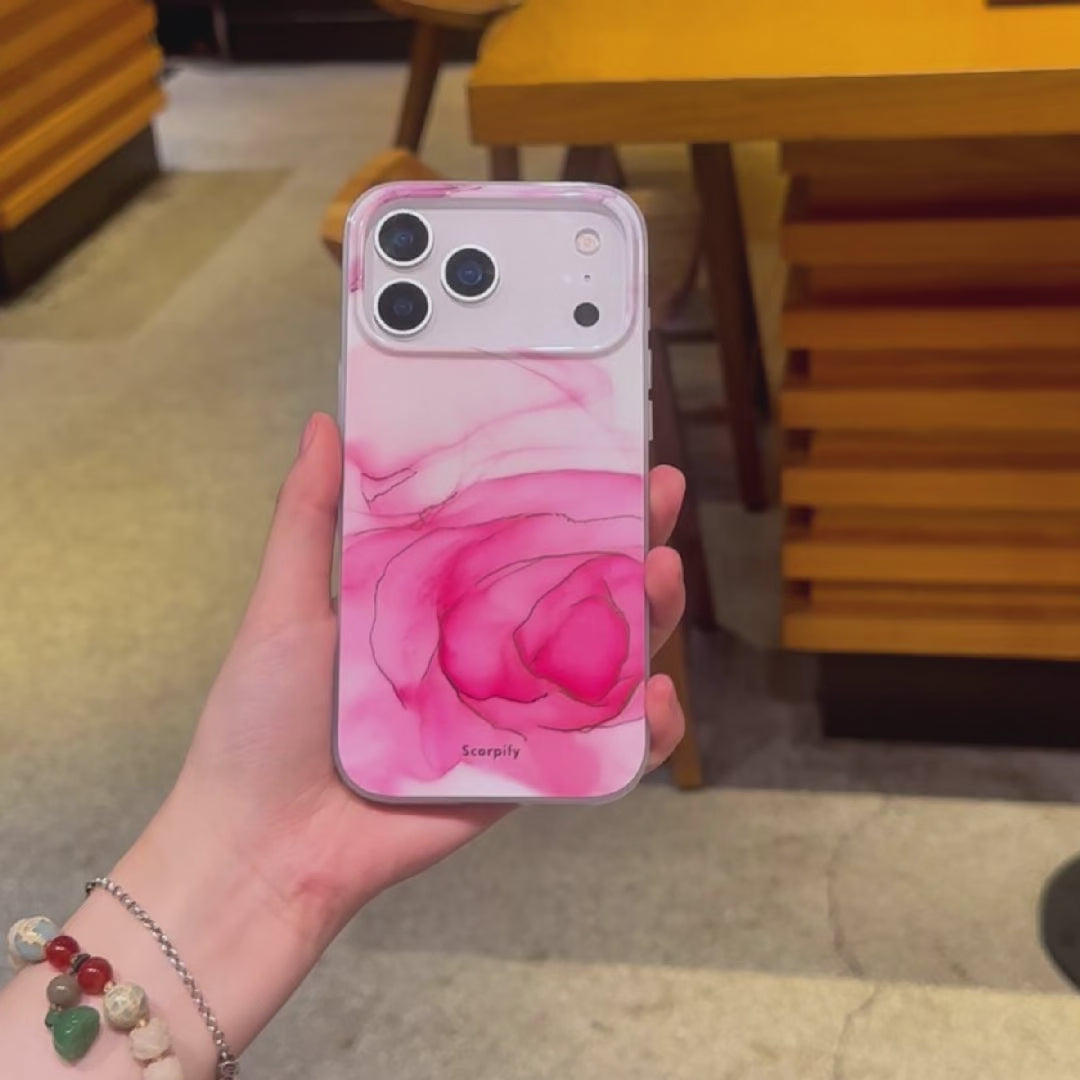 Pink Rose MagSafe iPhone Case