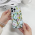 Colorful flower phone accessories with magnetic ring