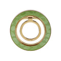 Moss leopard phone ring holder with earthy animal texture