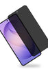 Slim Samsung privacy screen protector with dark tint