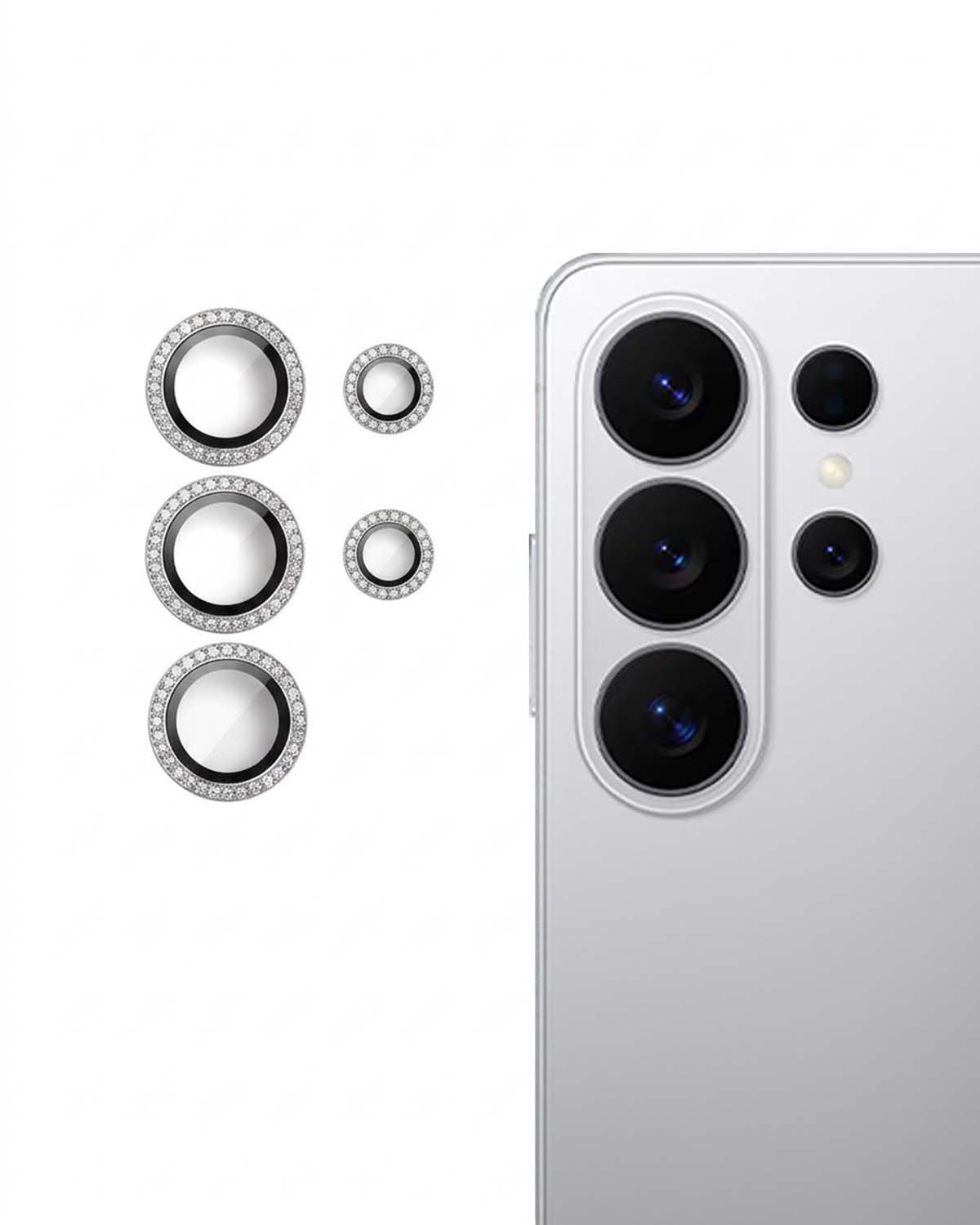 Protective camera lens protector with crystal clarity