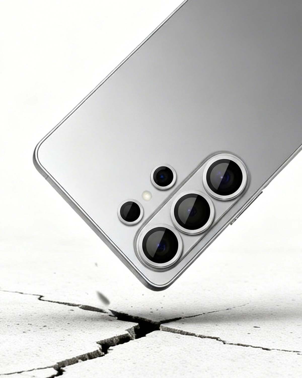 Slim Samsung camera lens protector with durable finish